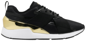 Giày Puma Wmns Muse X-2 Metallic 'Black Team Gold' 370838-07