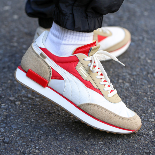 Giày Puma Future Rider Game On 'White Pebble Red' 371320-02 - Ảnh 3
