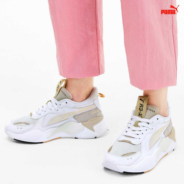 Giày Puma Wmns RS-X 'Mono Metal White Gold' 374669-02 - Ảnh 2
