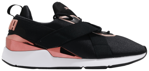 Giày Puma Wmns Muse X3 'Black Metallic Pink' 375131-01