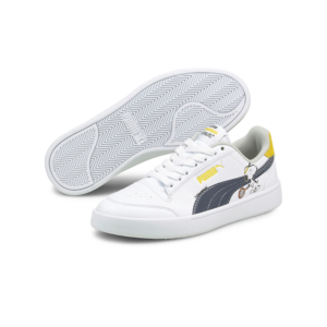 Alternative view of Giày Puma Peanuts x Shuffle Big Kid 'Woodstock White Maize'  375739-01