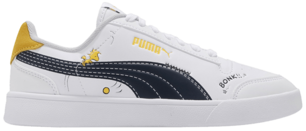 Giày Puma Peanuts x Shuffle Big Kid 'Woodstock White Maize'  375739-01