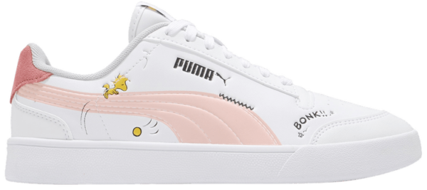 Giày Puma Peanuts x Shuffle Big Kid 'Woodstock White Apricot' 375739-02