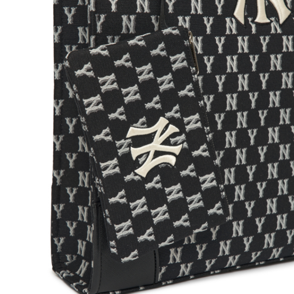 Túi MLB Monogram Jacquard Tote Bag NY Yankees 3AORL031N-50BKS - Ảnh 6