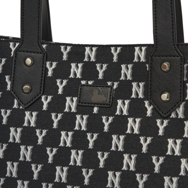 Túi MLB Monogram Jacquard Tote Bag NY Yankees 3AORL031N-50BKS - Ảnh 4