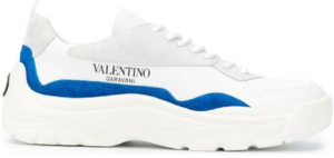 Giày Valentino Sneakers White Blue Leather UY2S0B17VRN52Q