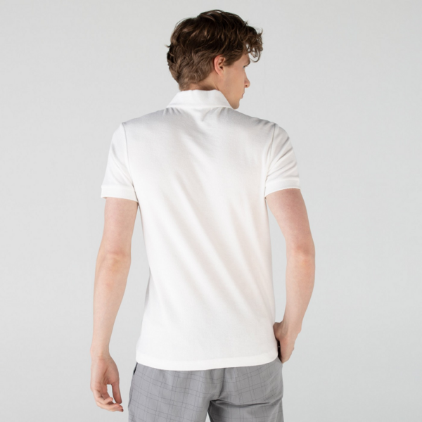 Áo Lacoste Regular Fit Polo Shirt 'White' PH5474-70V - Ảnh 4