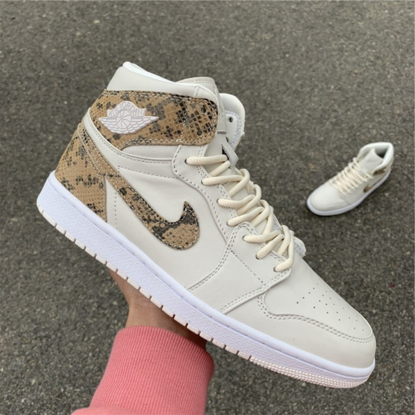 Giày Nike Wmns Air Jordan 1 Retro High Premium 'Phantom' AH7389-004 - Ảnh 6