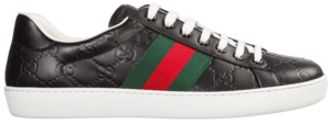 Giày Gucci Ace 'Black Logo' 386750-CWCG0-1070