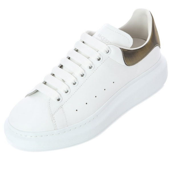 Giày Alexander McQueen Contrast Metallic 'White' 553680WHYBJ9075 - Ảnh 2
