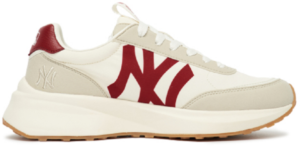 Giày MLB Chunky Jogger New York Yankees White Red 3ASXX111N-50RDS