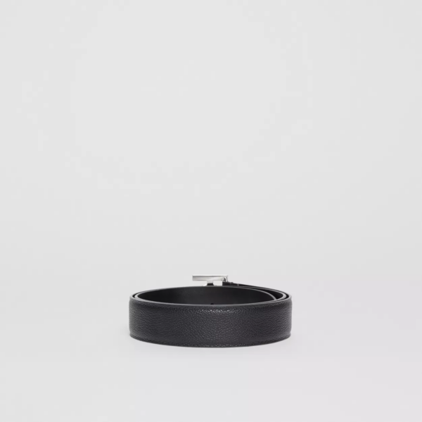 Thắt Lưng Burberry Monogram Motif Grainy Black - Ảnh 2