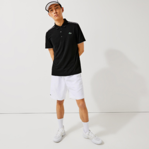 Ao Lacoste Sport Erkek Regular Fit Siyah Polo 'Black' DH2094-258