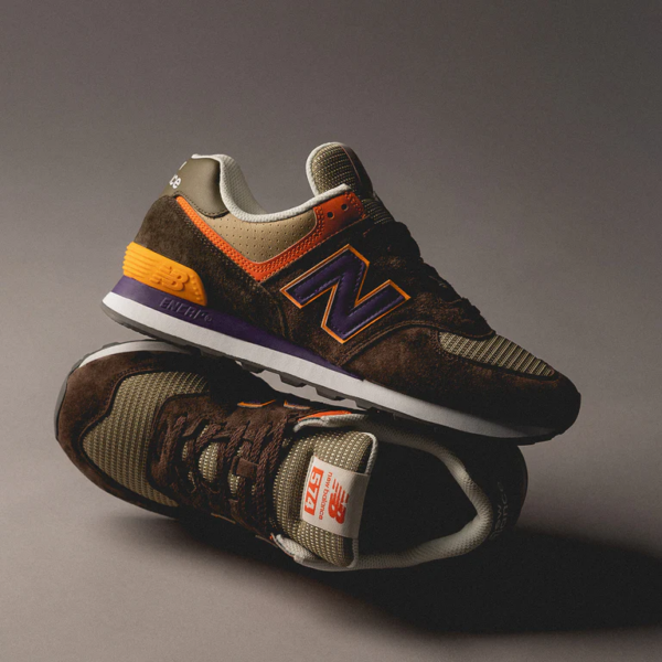 Giày New Balance 574 'Brown Orange' U574PG2 - Ảnh 3
