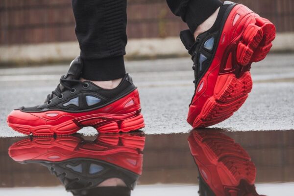 Giày Adidas Raf Simons x Ozweego 3 'Core Black Scarlet' DA8775 - Ảnh 5