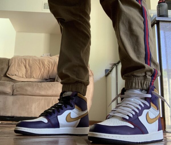 Giày Nike Air Jordan 1 Retro High SB 'LA To Chicago' CD6578-507 - Ảnh 4
