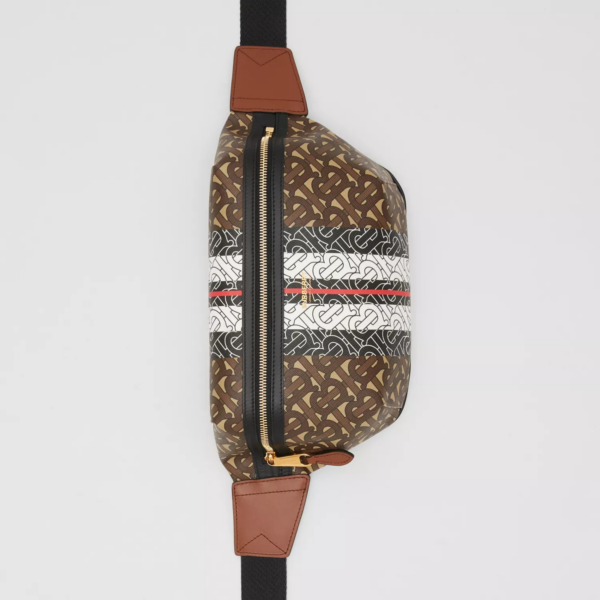 Túi Burberry Monogram Stripe Print Sonny Brown - Ảnh 2