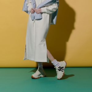 Giay MLB BigBall Chunky A New York Yankees 'White Black' 3ASHC101N-50BGL