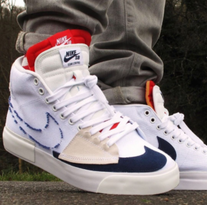 Alternative view of Giày Nike Blazer Mid SB Edge 'Hack Pack' CI3833-100