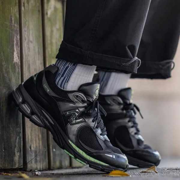 Giày New Balance 2002R 'Black Green' M2002RLD - Ảnh 2