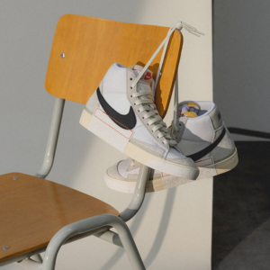 Giay Nike Blazer '77 Pro Club 'Light Bone Black' DQ7673-100