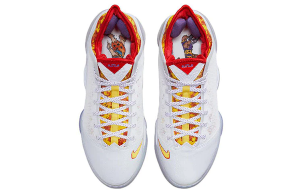 Giày Nike LeBron 19 Low Magic Fruity Pebbles 'White' DQ8343-100 - Ảnh 5
