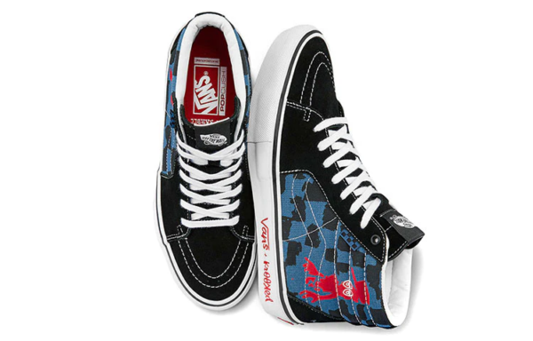 Giày Vans Sk8-Hi Krooked By Natas For Ray 'Black Blue' VN0A5FCCAPG - Ảnh 5