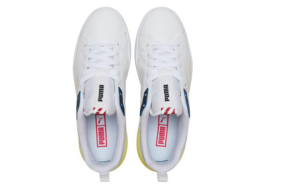 Giay Puma Suede Block White Yellow 380705-01