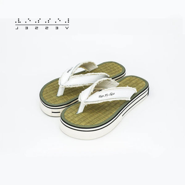 Dép xVESSEL x Peace and After SLIDES Natural - Ảnh 3