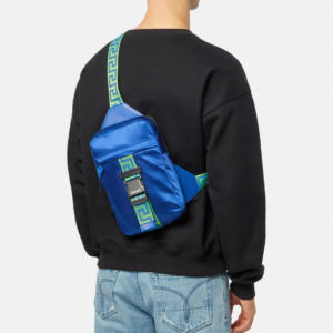 Alternative view of Balo Versace Greca Single Strap Blue Green 1000740-DNYGR3-2UA1E