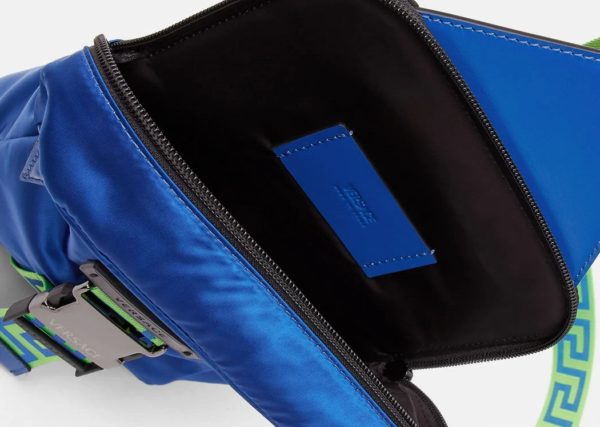 Balo Versace Greca Single Strap Blue Green 1000740-DNYGR3-2UA1E - Ảnh 5