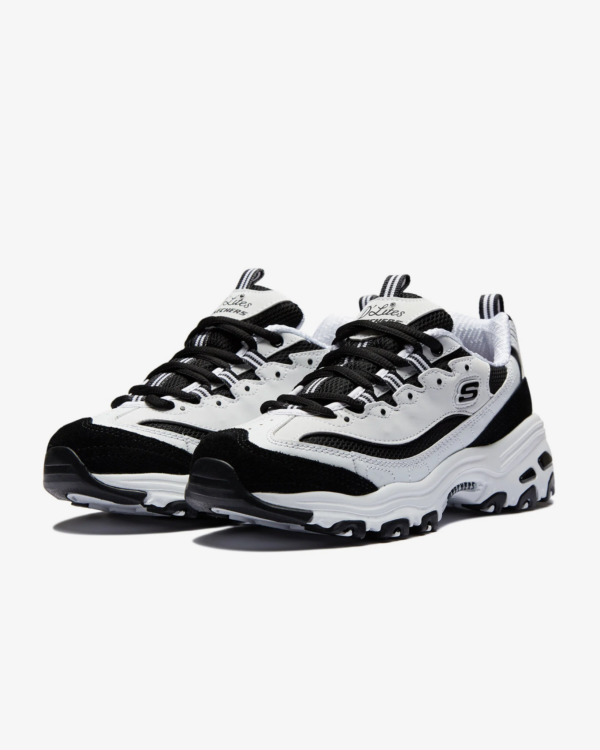 Giày Skechers D'lites-March Forward 'White Black' 13148-WBK - Ảnh 3