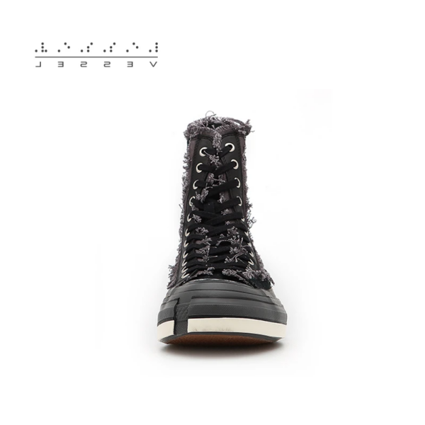 Giày xVESSEL G.O.P. Highs for Yohji Yamamoto Black FN-E03-062-1 - Ảnh 3