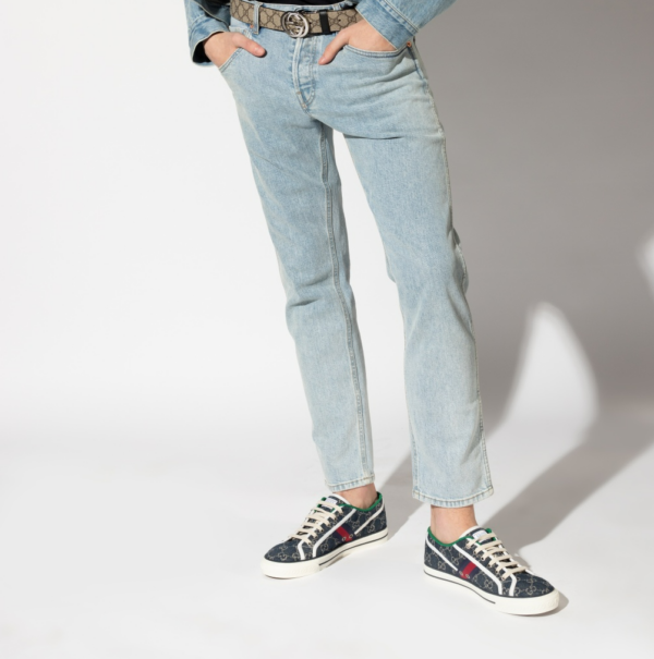 Giày Gucci Tennis 1977 'Denim' 606111-2KQ10-4463 - Ảnh 3