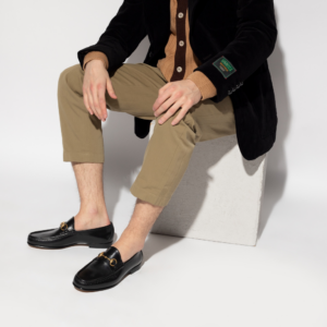 Alternative view of Giày Gucci 1953 Horsebit Leather Loafer 'Black Leather' 307929-BLM00-1000