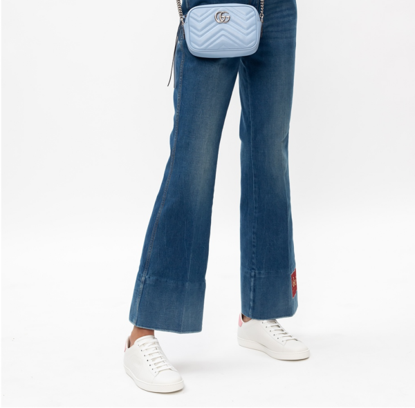 Giày Gucci Wmns Ace 'Interlocking G White Pink' 598527-AYO70-9076 - Ảnh 3