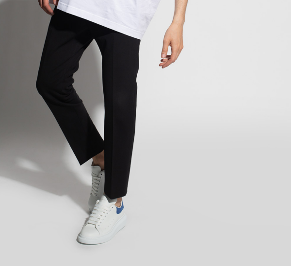 Giày Alexander McQueen Oversized Sneaker 'Blue Crocodile' 625162-WHZ4K-9255 - Ảnh 3