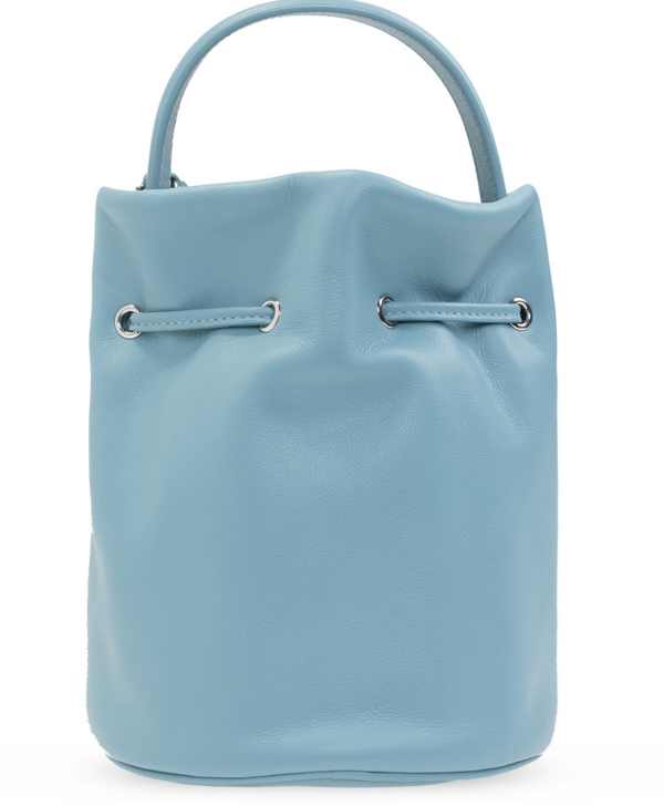 Túi Balenciaga Blue Leather Everyday XS Bucket Bag 638342 DLQ4N 4712 - Ảnh 3
