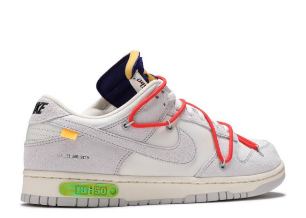 Giày Nike Off-White x Dunk Low 'Lot 13 Of 50' DJ0950-110 - Ảnh 3