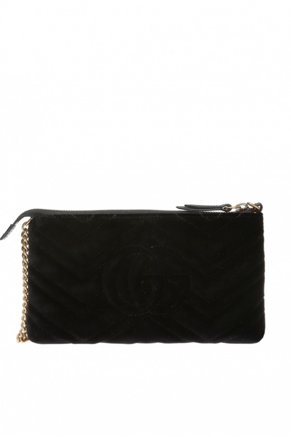 Túi Gucci GG Marmont Shoulder Bag Black 443447 9QIDT 1000 - Ảnh 3