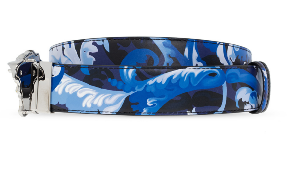 Thắt lưng Versace Men's Barocco Print Belt DCU6705-1A00871-5U15P - Ảnh 2