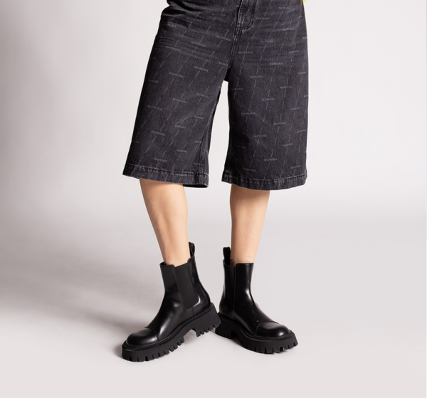 Giày Balenciaga Black Tractor Boots 641399-WA8E9-1000 - Ảnh 5
