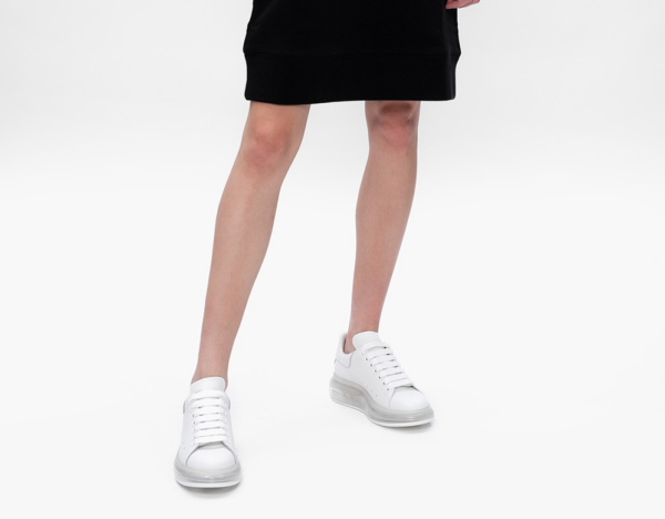 Giày Alexander McQueen 'Clear Sole White' 611698-WHX98-9000 - Ảnh 7