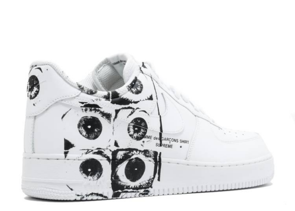 Giày Nike x Comme des Garcons x Supreme Air Force 1 923044-100 - Ảnh 3