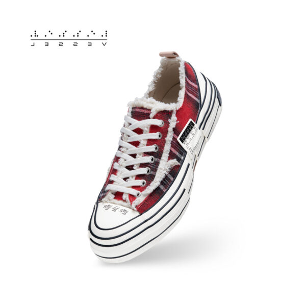 Giay xVESSEL G.O.P Lows 'Forrest Red Plaid' F22X91R
