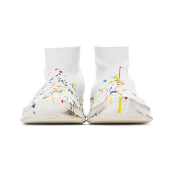 Giày Maison Margiela Painted Splatter Sock 'White' S58WS0102P1884H4239 - Ảnh 3