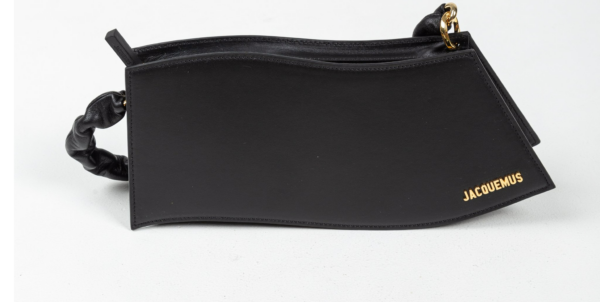 Túi Jacquemus La Vague Leather Shoulder Bag 'Black' 22E221BA0213060 - Ảnh 3