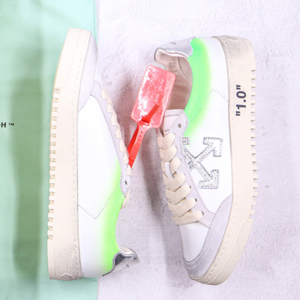 Giày OFF WHITE 2.0 'White Green' OMIA042E19D68048-0140 - Ảnh 5