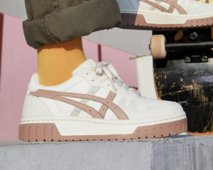 Giay Asics Court MZ Retro Casual 'White Brown' 1203A127-105