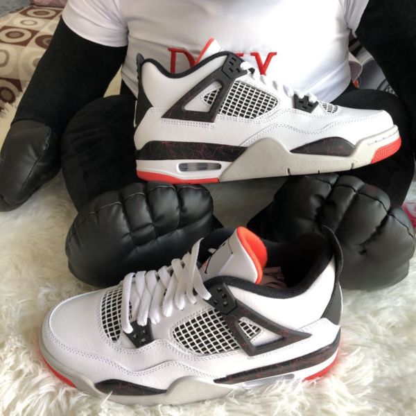 Giày Nike Air Jordan 4 Retro GS 'Pale Citron' 408452-116 - Ảnh 2